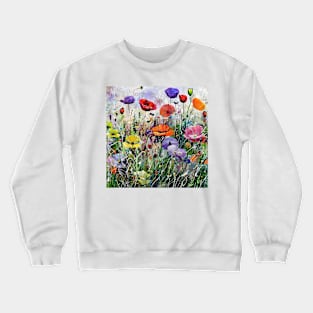 variety of flowers Crewneck Sweatshirt